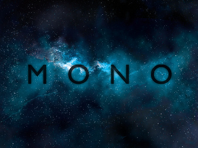 Mono Poster digital art individuality mono poster print design univerce