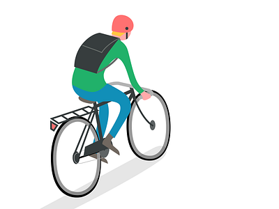 Cyclist bicycle bike handlebars helmet moustache rack