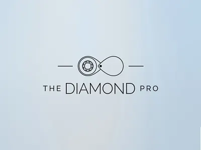 The Diamond Pro Logo diamond logo loupe
