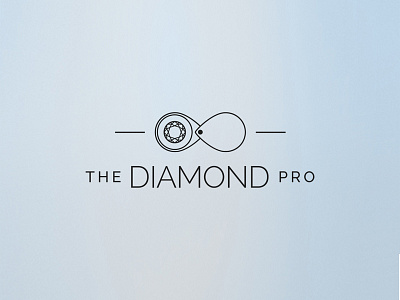 The Diamond Pro Logo diamond logo loupe