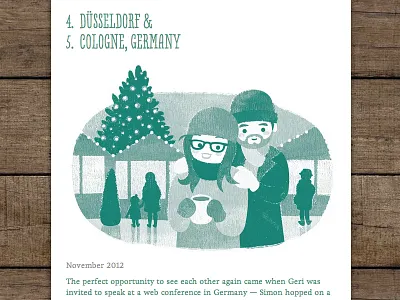 Geri and Simon's Engagement Map engagement illustration map painted texture textured watercolour website wedding