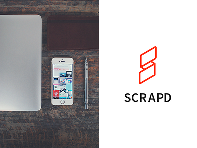 Scrapd branding app branding ios logo scrapd