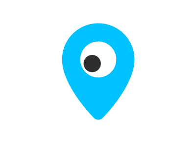 Animated Pin Icon gif logo map