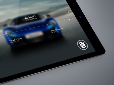 McLaren Interactive Menu - Preview 650s app ios ipad mclaren mobile