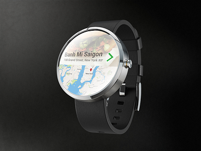 Navigation With Moto360 landmark maps moto360 motorola navigation smartwatch wearables wearabletech