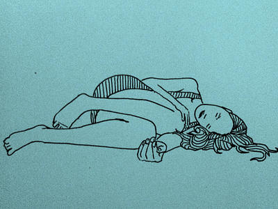 Sleep doodle drawing friend paper pen sketch sleep