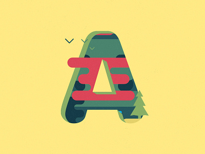 Experiments birds experiments forrest indestudio letter tree type typography