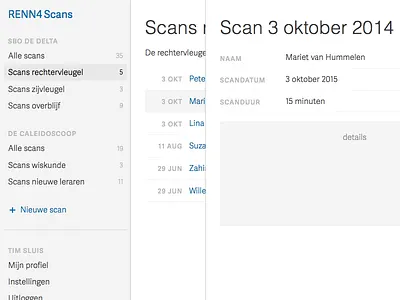 Responsive interface css interface minimal typographic white