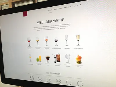 Website Design for a Wine Dealer dealer design homepage web website wine