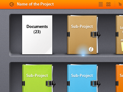 iOS ui document interface ios management project ui user ux