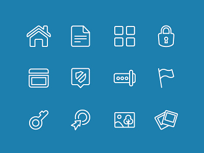 Vector Icon set part 2 basket cool favorite icons illustration listing maps news progress settings star vector
