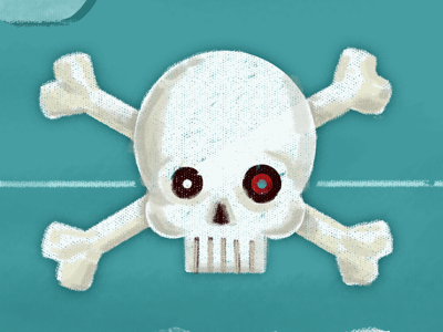 Jolly Roger bones illustration jolly roger pirate skull