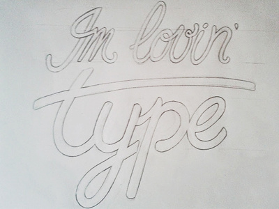 Type sketch lettering sketch type