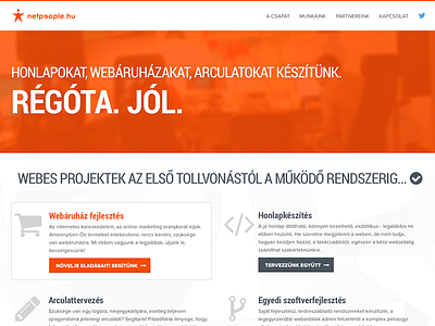 Sneak peek from our upcoming site redesign agency landing orange proximal redesign robot