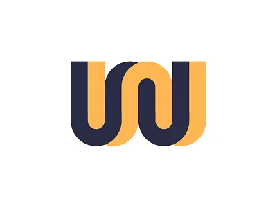 Double You Double You flow logo river symbol water ww