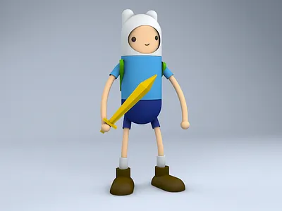 What time is it? adventure time c4d finn