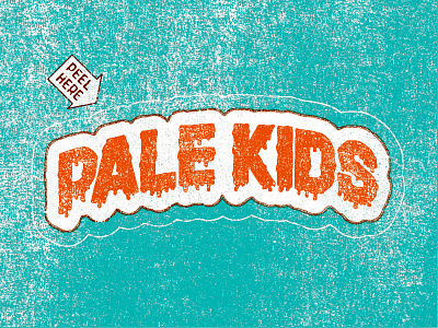 SPF 100 80s geeky go outside grime grit hand lettering hand type kids lettering pale texture type