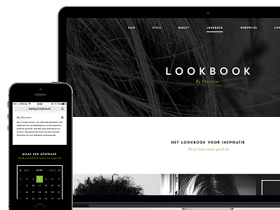 Hair By Christine barber design hair identity site website