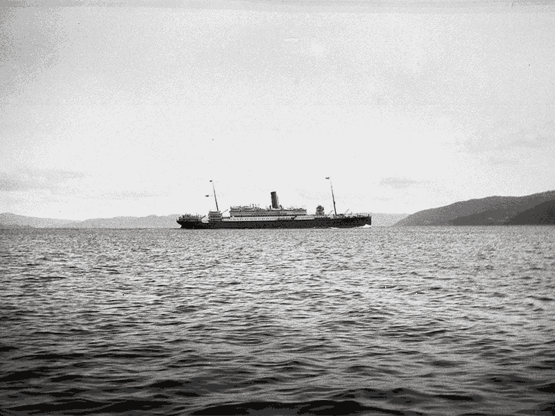 Lost at Sea debut distort gif glitch old sea ship