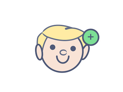 Add Child Icon child children icon illustration linework onboarding