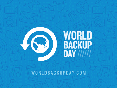 Logo animation after effects animation gif infographic line art motion graphics world backup day