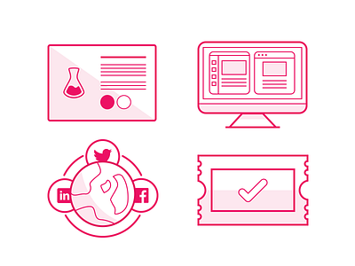 Service icons icons illustration