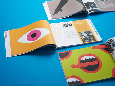 "What Do You See?" edenspiekermann editorial eye illustration legs mouth print