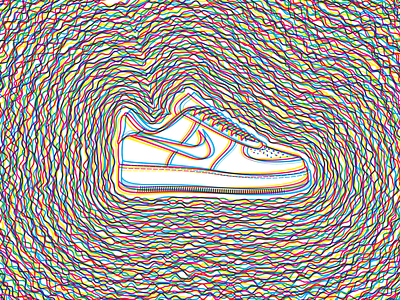 Airforce 1 Vibe af1 art illustration kicksrgood nike poster vibe