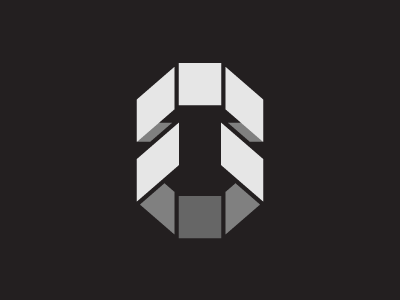 Fig. 8 8 black depth eight flat gray perspective shapes white