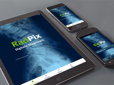 RadPix iOS iPad, iPhone; Android android app design health interaction design interface design ipad iphone logo medicine mobile multimedia ui ux design