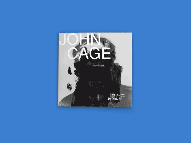 John Cage Booklet book booklet print typography