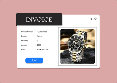 Daily UI : 46 Invoice ...