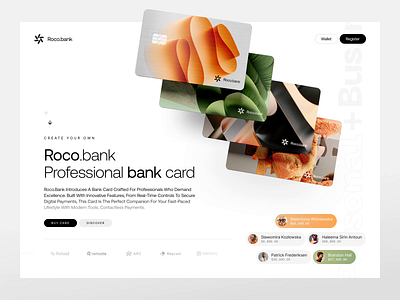 Digital Banking Landing Page Website account animation bank landing page bank website design banking card cards credit card crypto defi finance financial fintech landing page money saas wallet web design web design inspiration webdesign