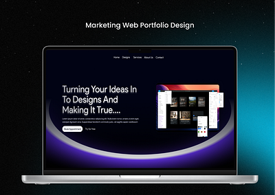 Design and Marketing Web Portfolio adobe design figma framer marketing prototype sketch ui uiux ux web webflow webui wireframe