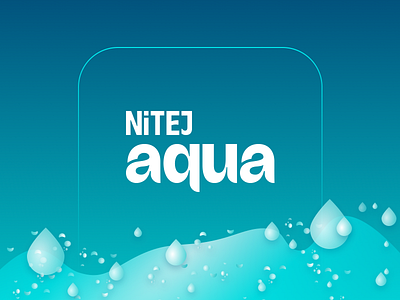 NiTej Aqua android branding fresh water hygienic water ios mobile app nitej aqua ui ux water delivery