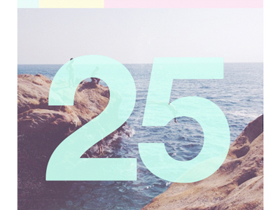 Good Medicine, Vol. 25 album art helvetica pastels summer