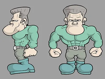 Drawing guide for 3D 3d character draw guide