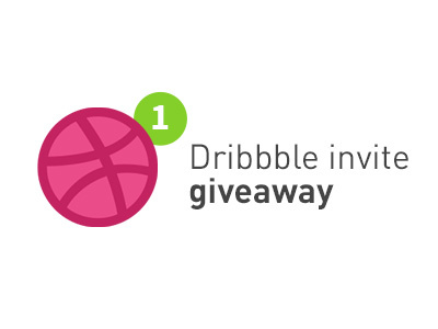 Dribble Invite - Giveaway dribble facebook giveaway invite porfolio twitter