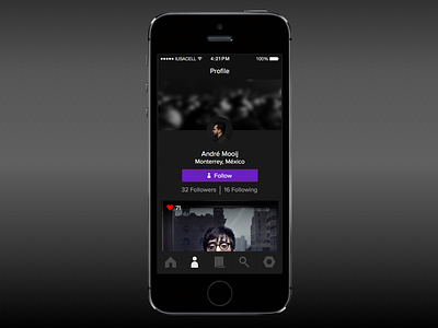 Profile Preview profile ui ux