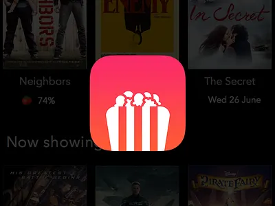 Sequel - Movie Showtimes App Icon cinema ios7 movie showtimes