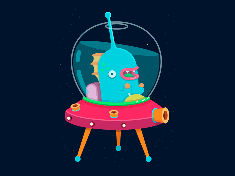 SPACE SPACE character fish space water