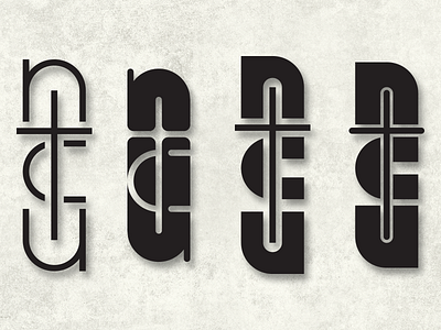 University Christian Union Logo christian cross design letter letterform logo student union university