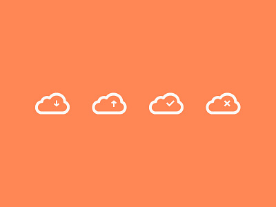 Clouds Icons accept cloud delete download icon pack upload