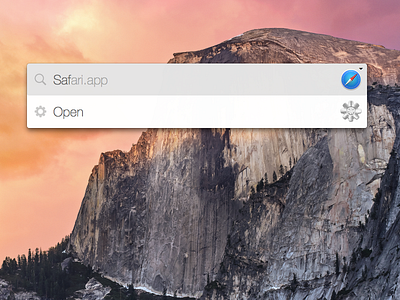 Yosemite Interface for Quicksilver quicksilver spotlight yosemite