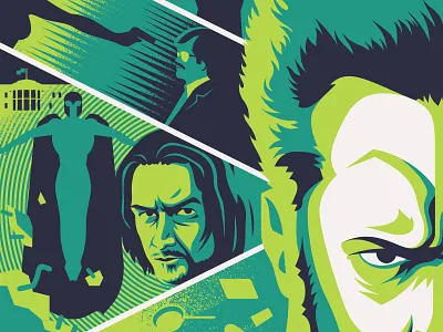 DOFP WIP 1 design illustration movie poster process sketch x men