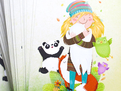 Hugs character illustration