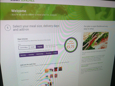 Setup meal plan wizard bootstrap form meal plan ui wizard
