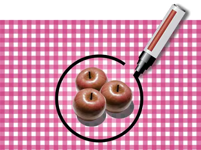 edding fruit bowl apple art concept exhibition fruit bowl gallery italy marker milano product research