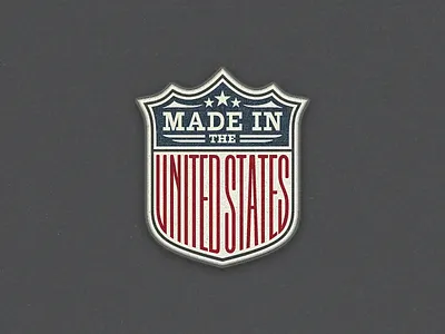 US Trade Emblem 06 Version II ... america badge lettering trade emblem type typo typography united states usa