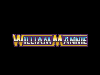 Mannie Stickers desertchrome logo nostalgia wrestlemanina wrestling